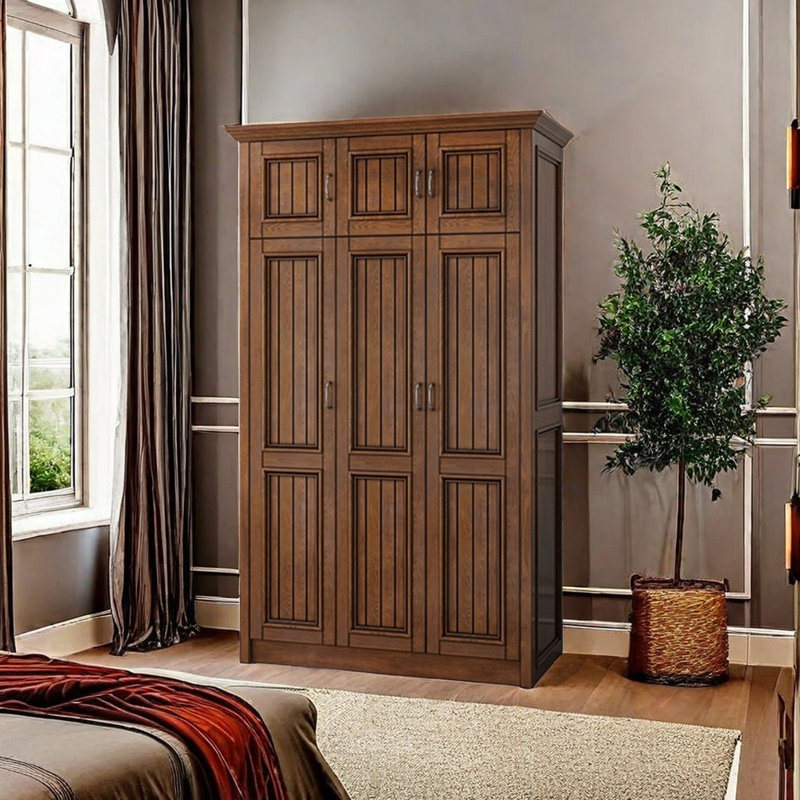 Parttlion American style vintage bedroom wardrobe | Wayfair